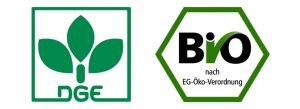 BIO Zertifizierung und DGE Deutsche Gesellschaft für Ernährung