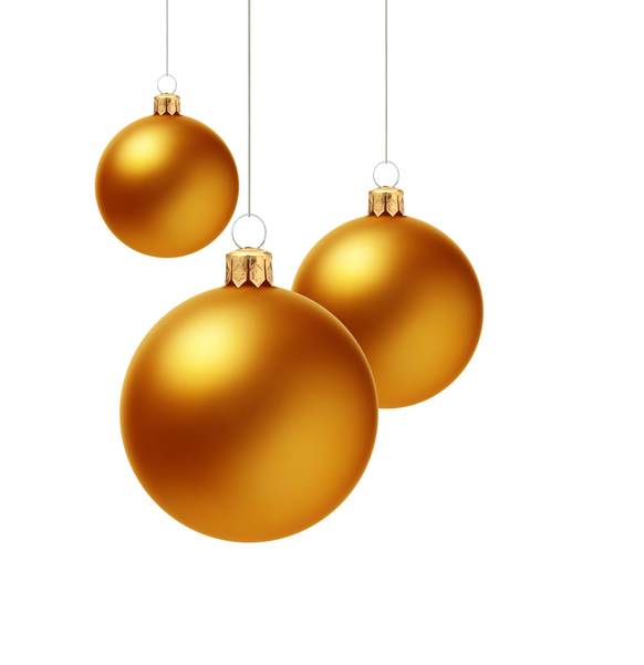 Weihnachtskugeln orange