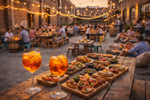 La Dolce Vita Industrial Piazza Style